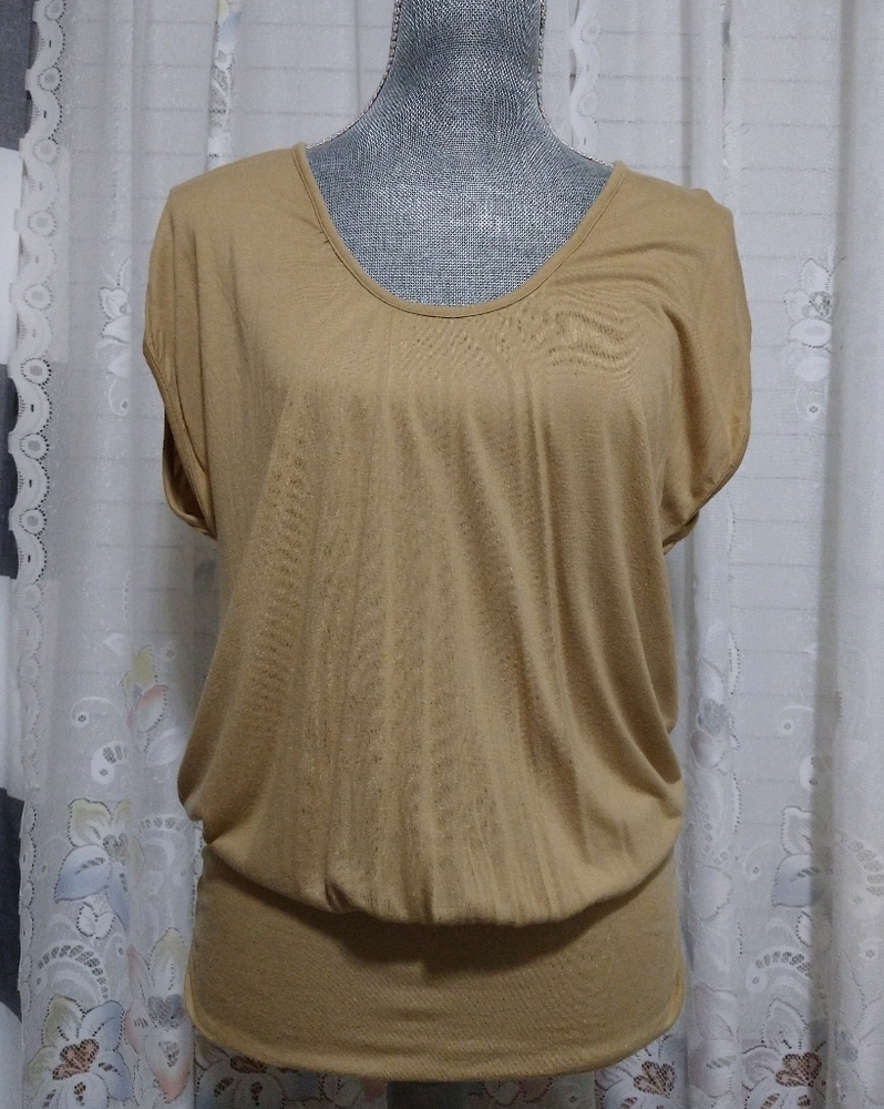 Women Bladded Short  Sleeve Blouse